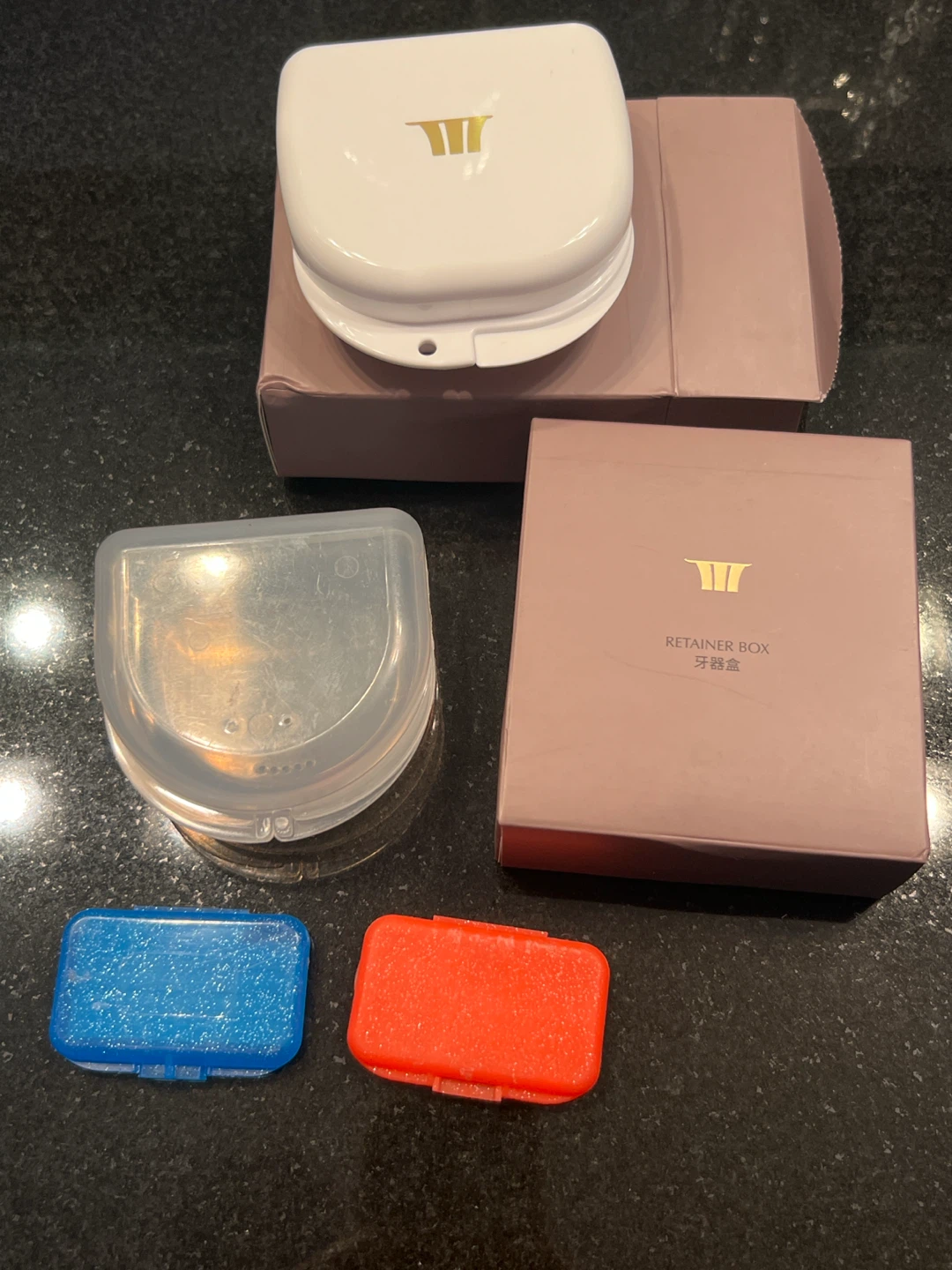 3 Retainer Box and 2 Dental Wax Case Set