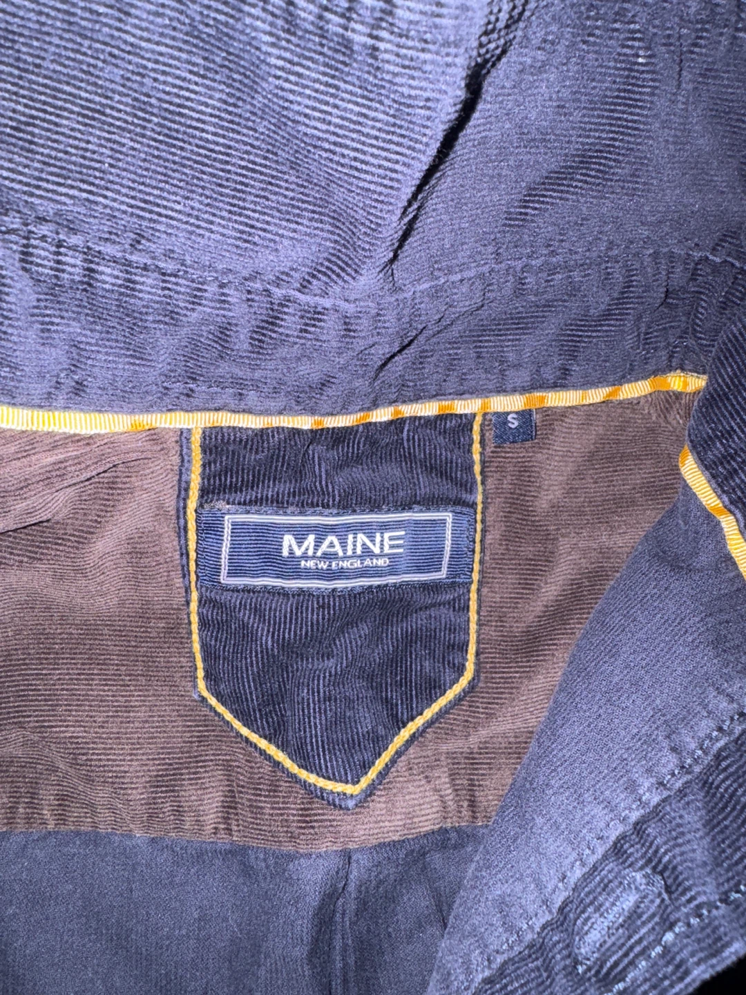 Maine New England navy corduroy shirt - photo 2