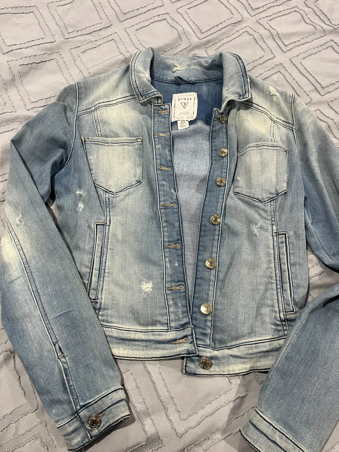 Guess Denim Jacket Light Wash