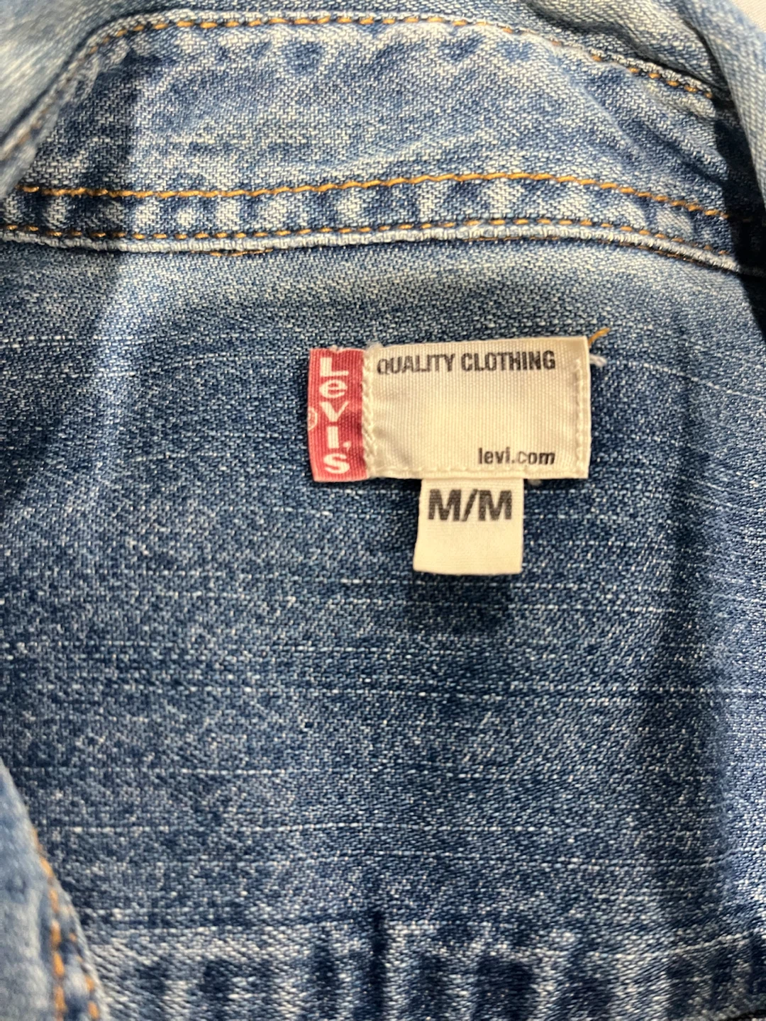 Levi's Denim Button-Down Shirt - photo 2