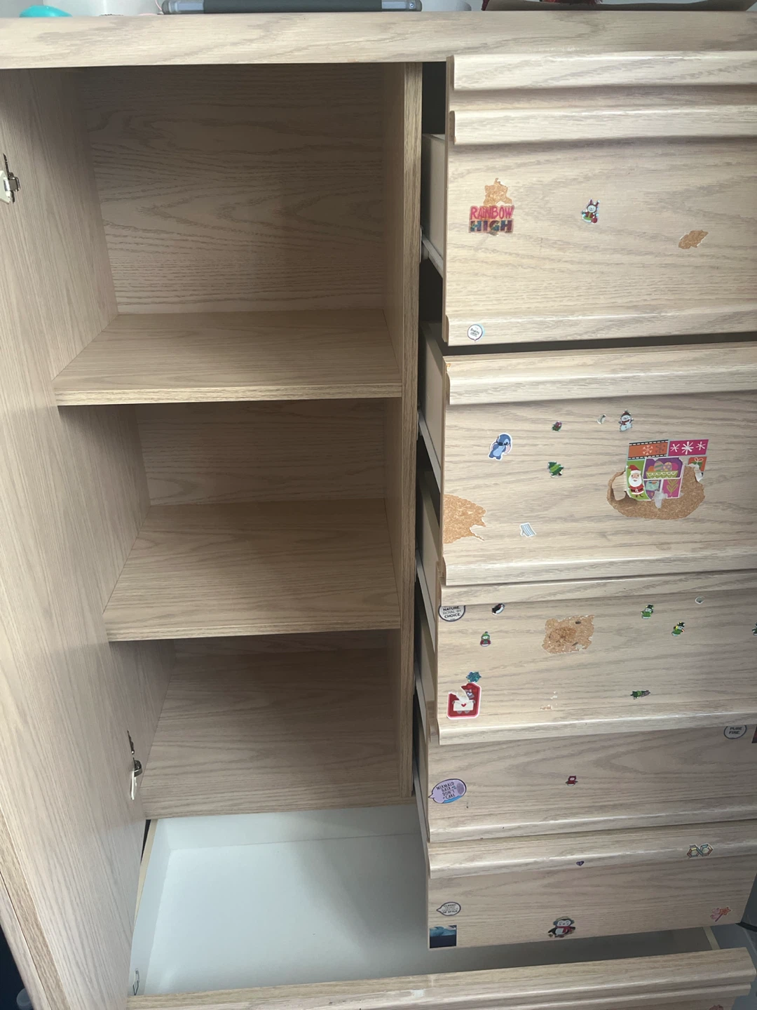 MOVING SALE ‼️ Cabinet with Shelves and Drawers - photo 2