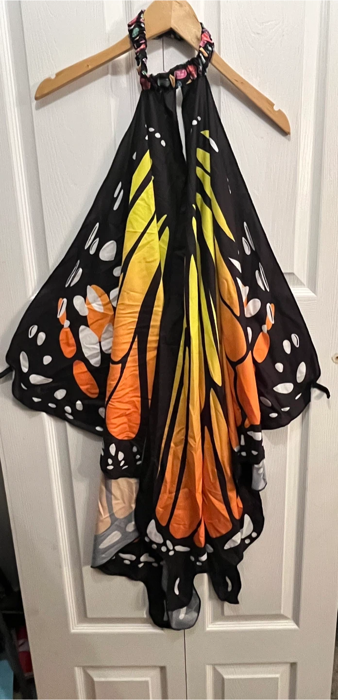 🎃  Adult Monarch Butterfly Cape Wings 🎃 - photo 2