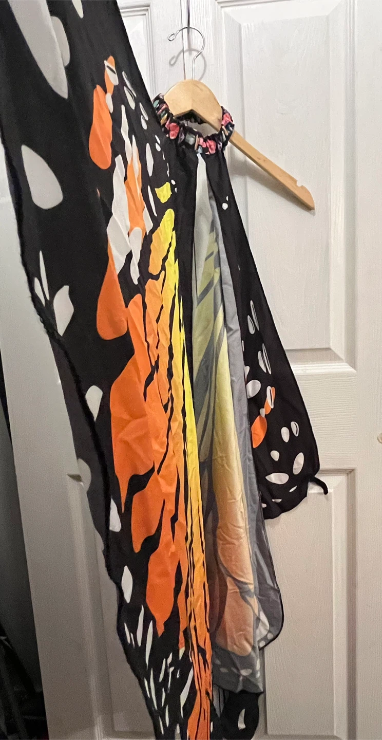🎃  Adult Monarch Butterfly Cape Wings 🎃 - photo 4