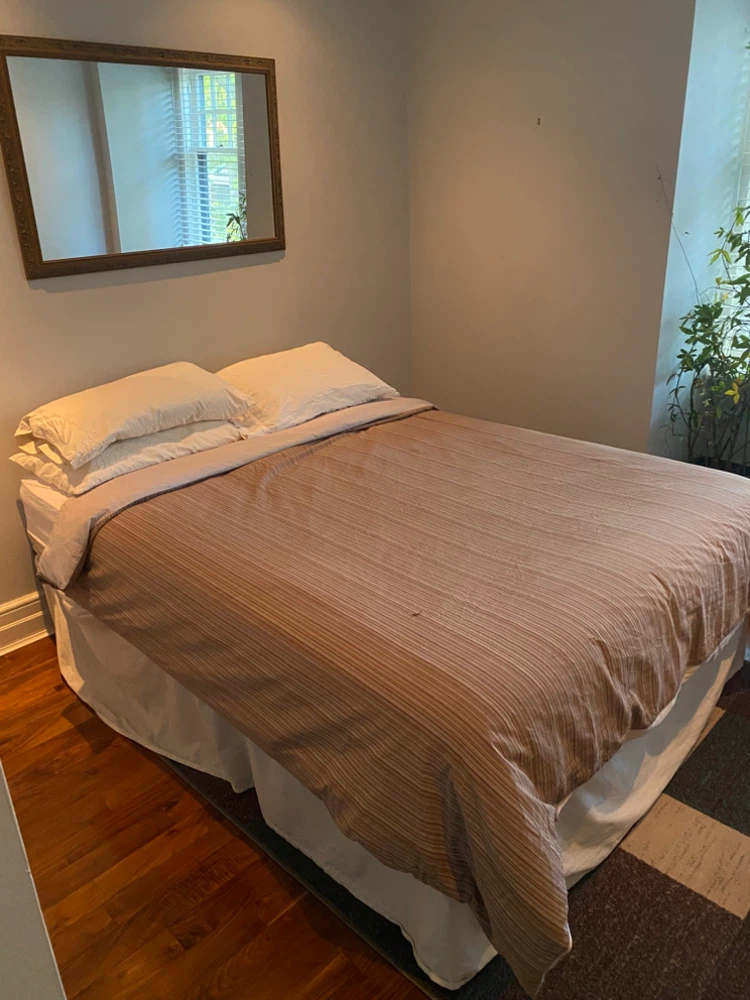 Double Mattress with Metal Bed Frame