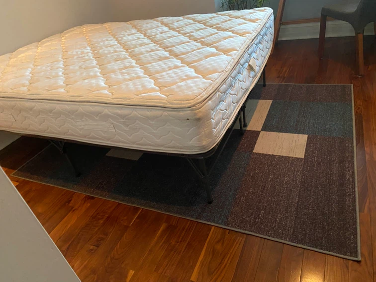 Double Mattress with Metal Bed Frame - photo 3