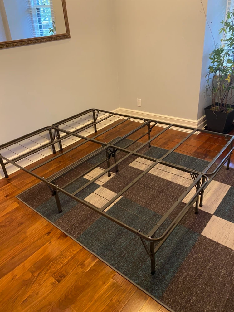 Double Mattress with Metal Bed Frame - photo 4