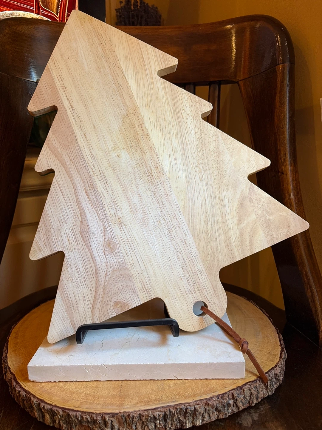 Christmas Tree Wood and Resin Serving Board - photo 2
