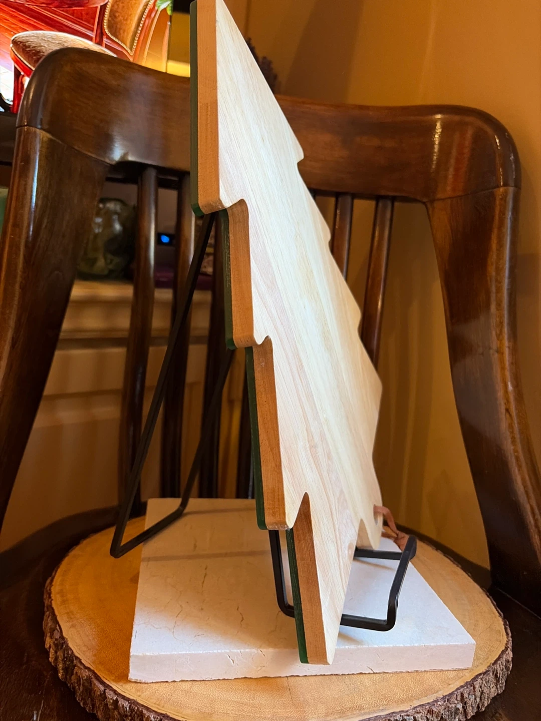 Christmas Tree Wood and Resin Serving Board - photo 3