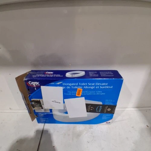Brand new Carex elongated toilet seat elevated - photo 2