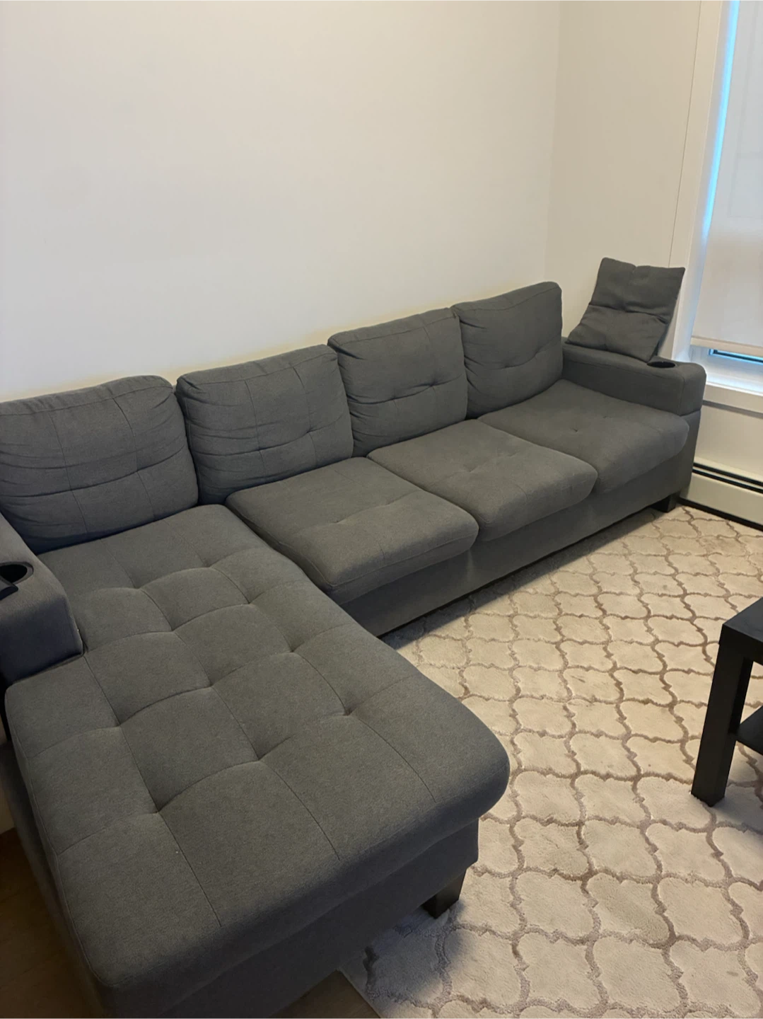 Dark Grey Sectional Sofa