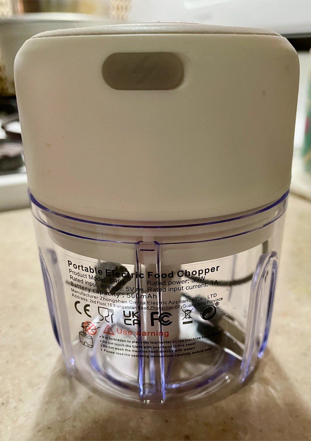 Portable Electric Food Chopper SR01