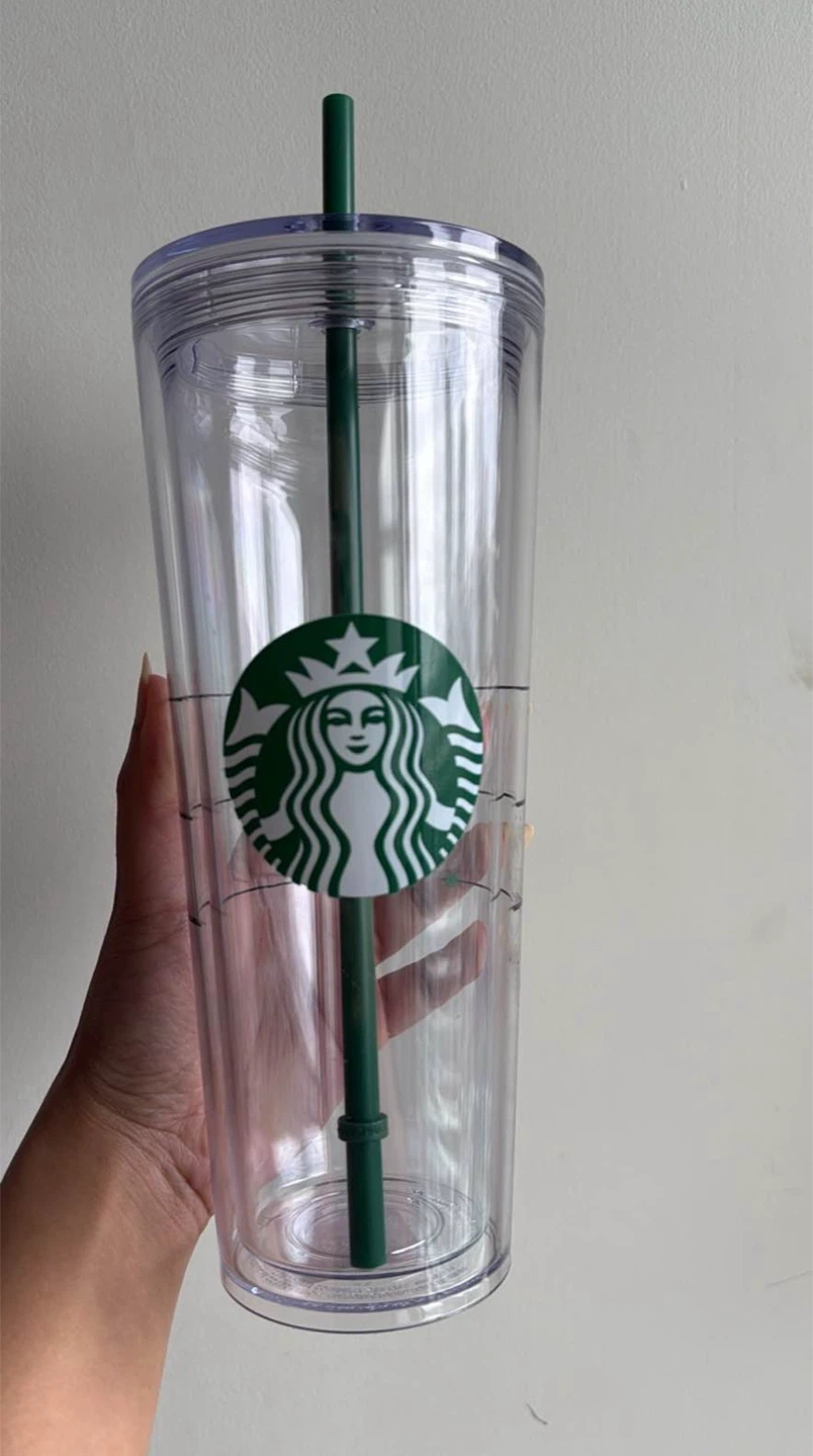 Starbucks Clear Cold Cup with Straw