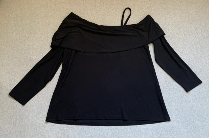 Addition Elle Black Off-Shoulder Top - Size 3X BNWT - photo 2