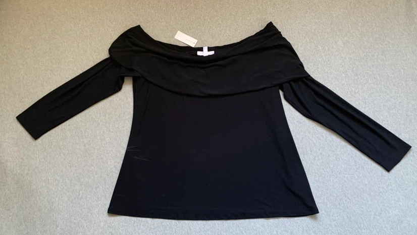 Addition Elle Black Off-Shoulder Top - Size 3X BNWT - photo 4