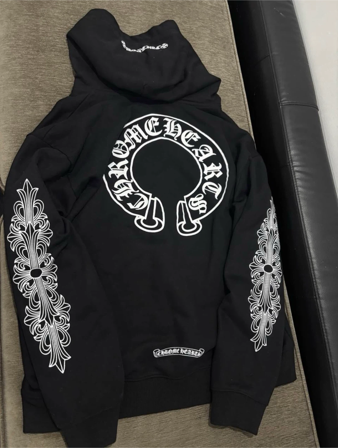 Chrome Hearts Horseshoe Zip-Up Hoodie