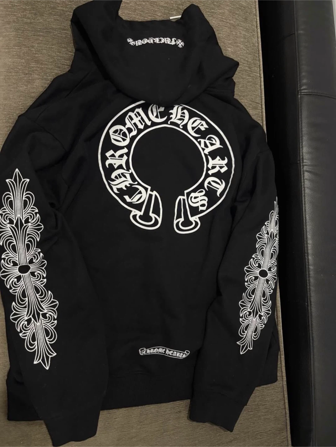 Chrome Hearts Horseshoe Zip-Up Hoodie - photo 3