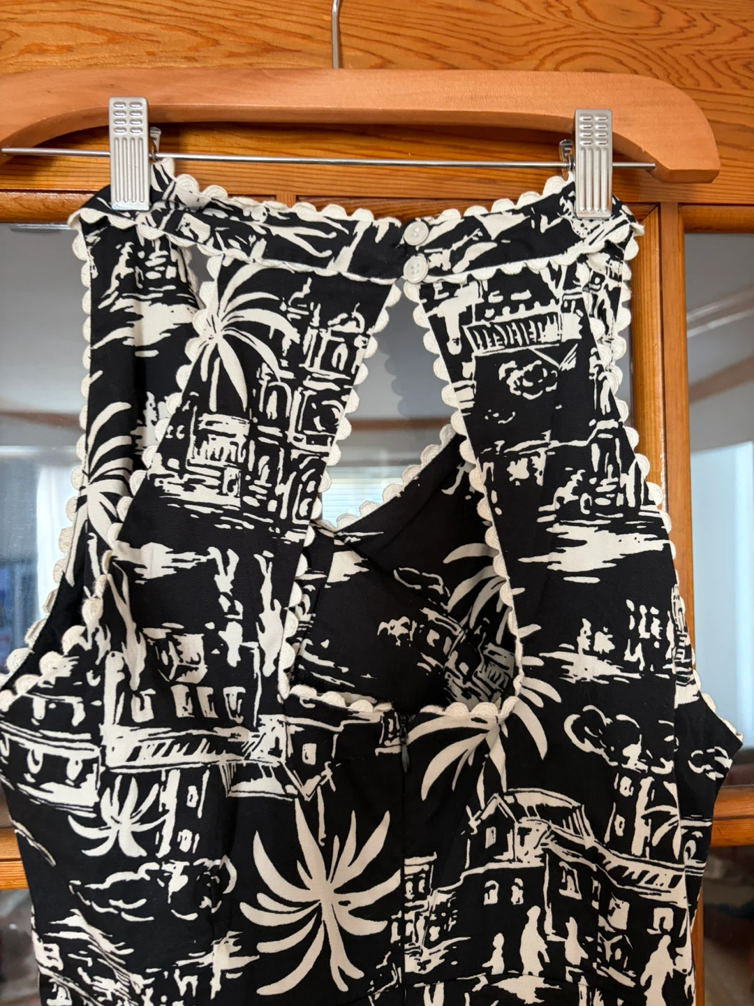 Forecast black and white printed dress - photo 3