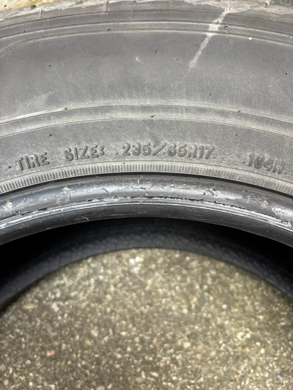 Set of 4 Used Tires 235/65R17 - photo 5