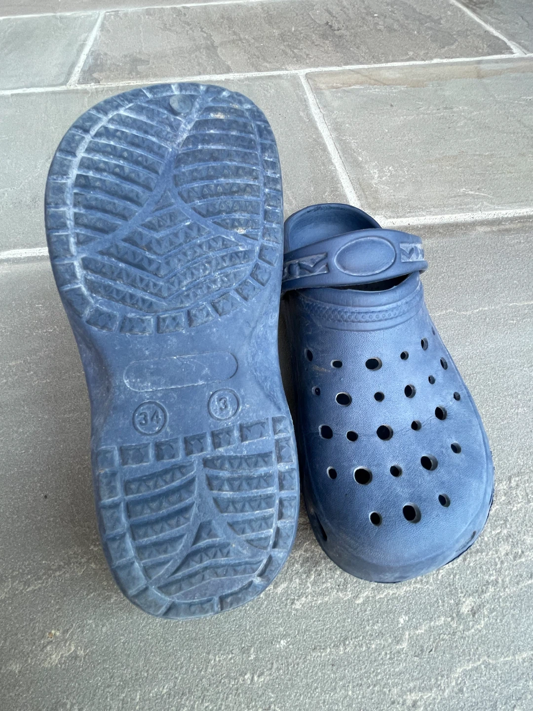 Navy Blue Clogs - Size 3