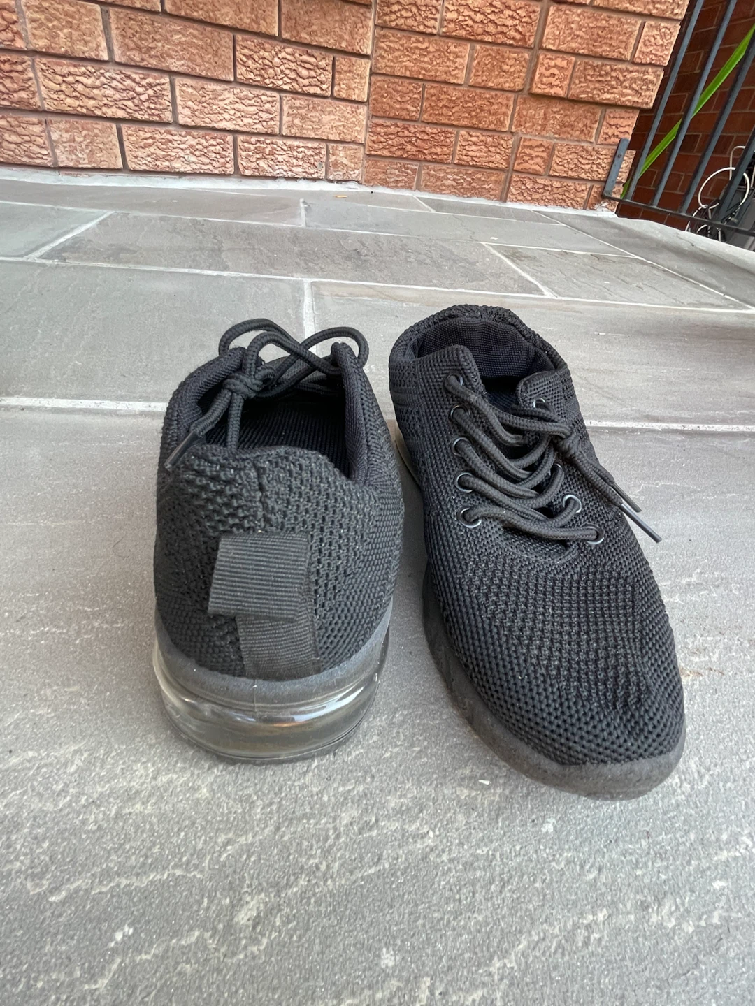 Black Knit Sneakers size 4