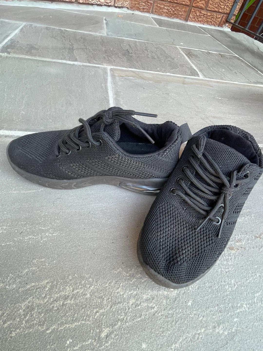 Black Knit Sneakers size 4 - photo 2