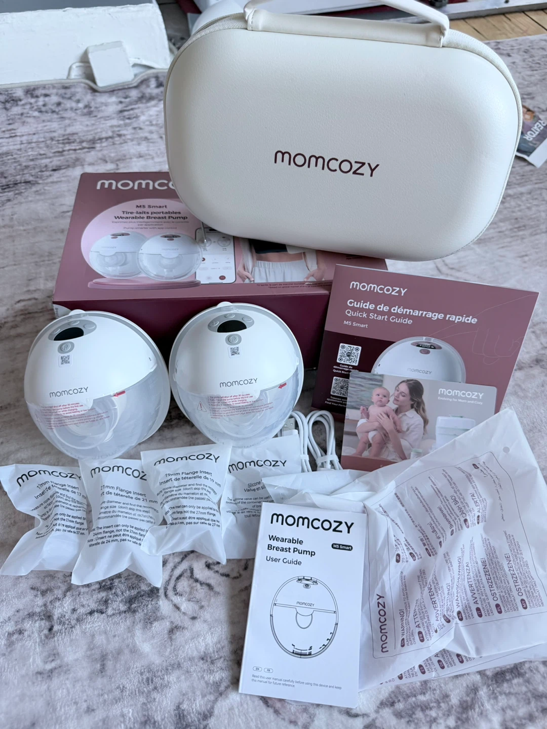 Momcozy M5 Smart Wearable Breast Pump