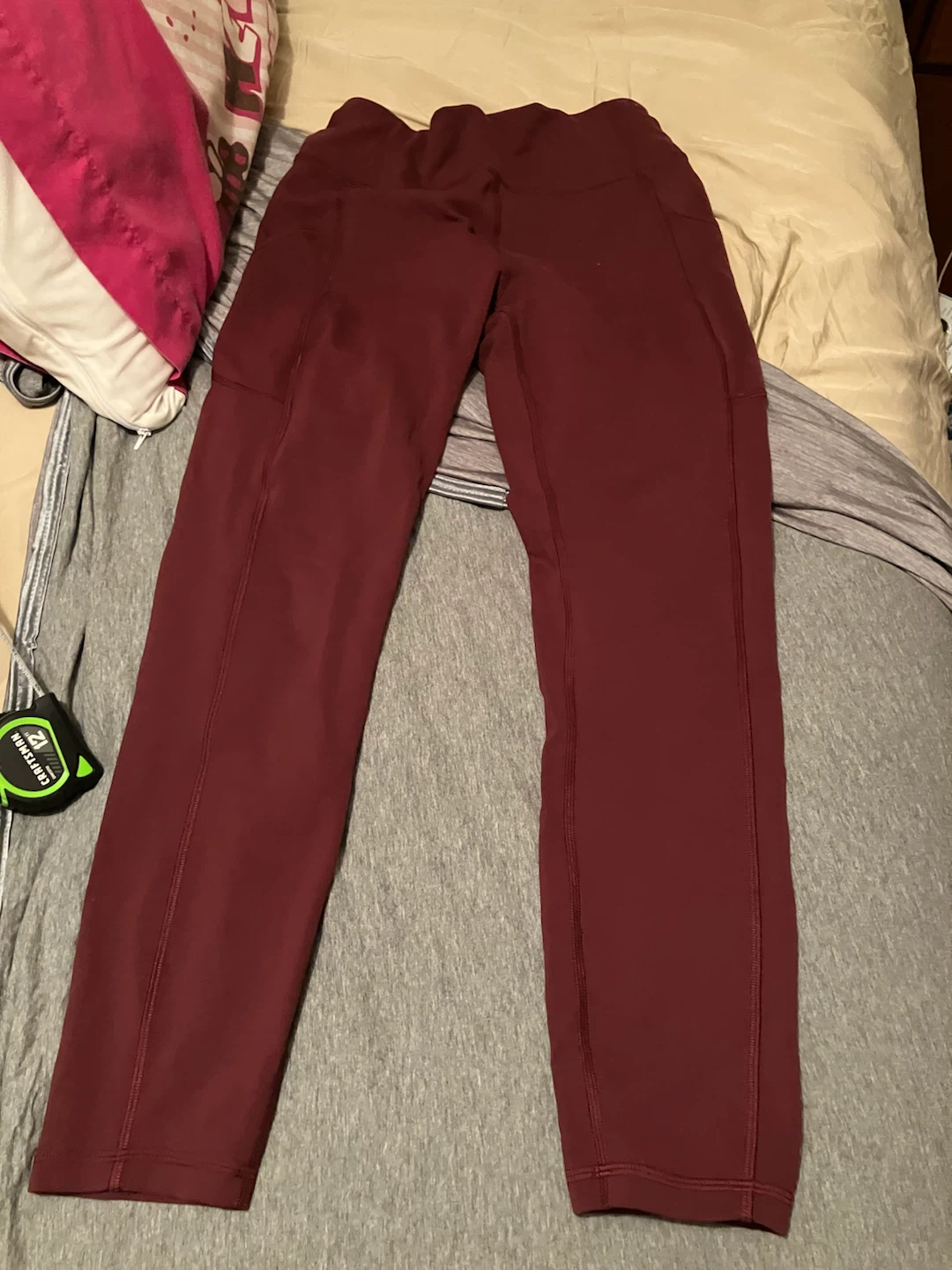 Lululemon Burgundy Leggings Size 8
