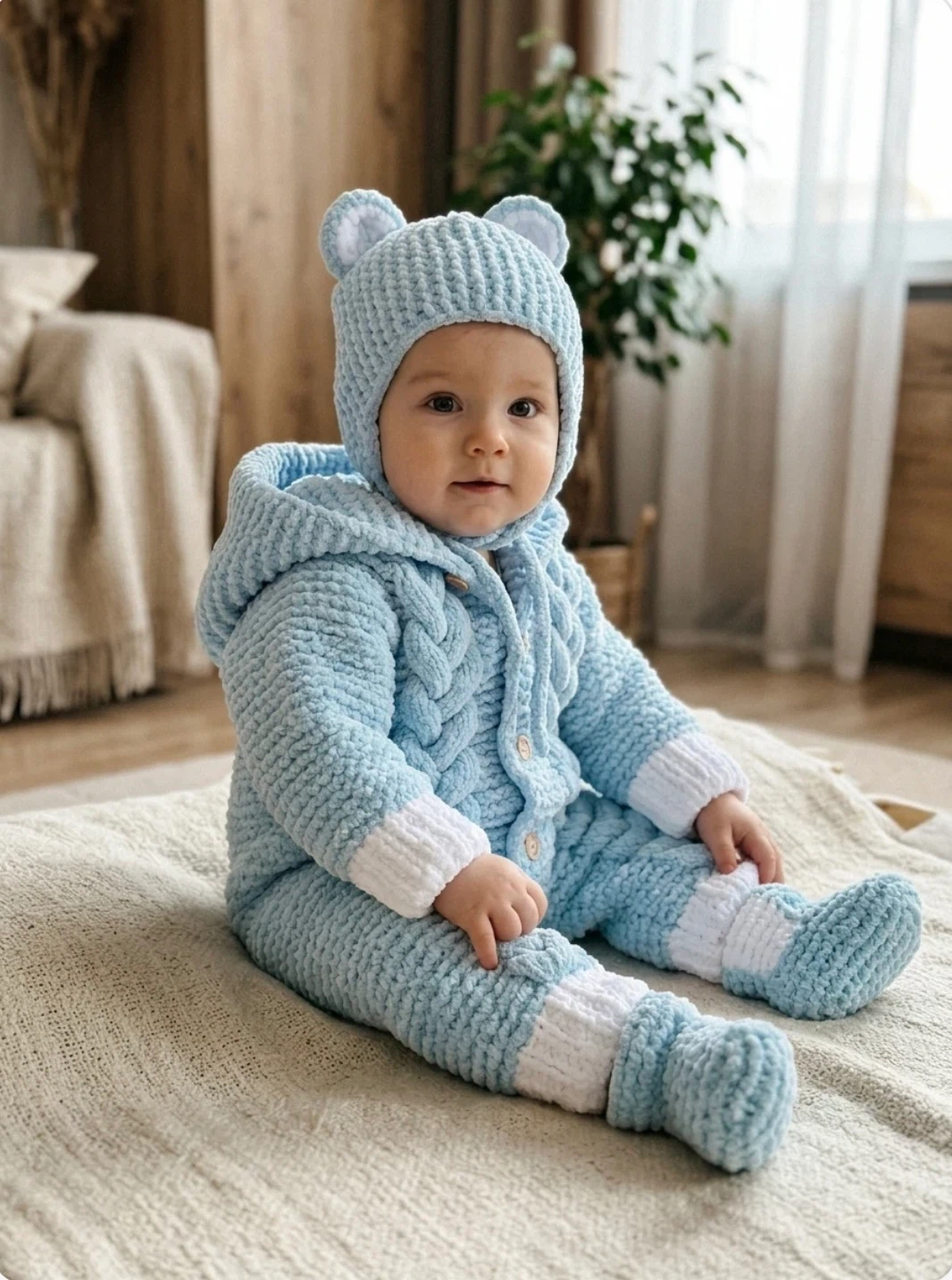 Handmade Baby Knit Set