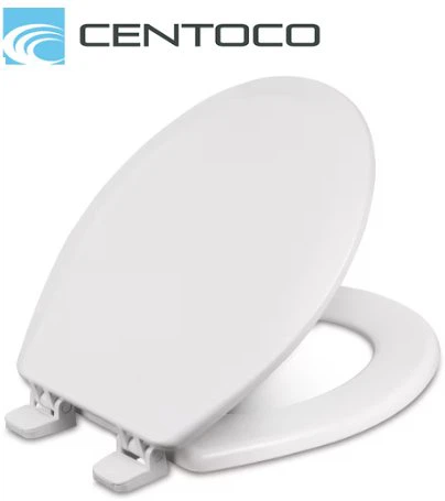 Centoco round Centocore wood toilet seat, white. New