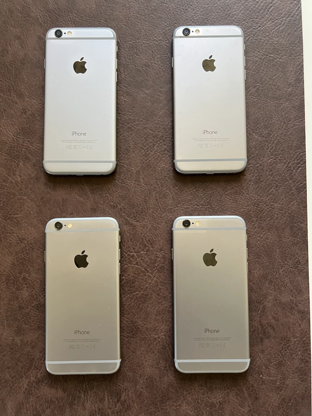 Set of 4 Apple iPhone 6 64GB Silver - photo 3