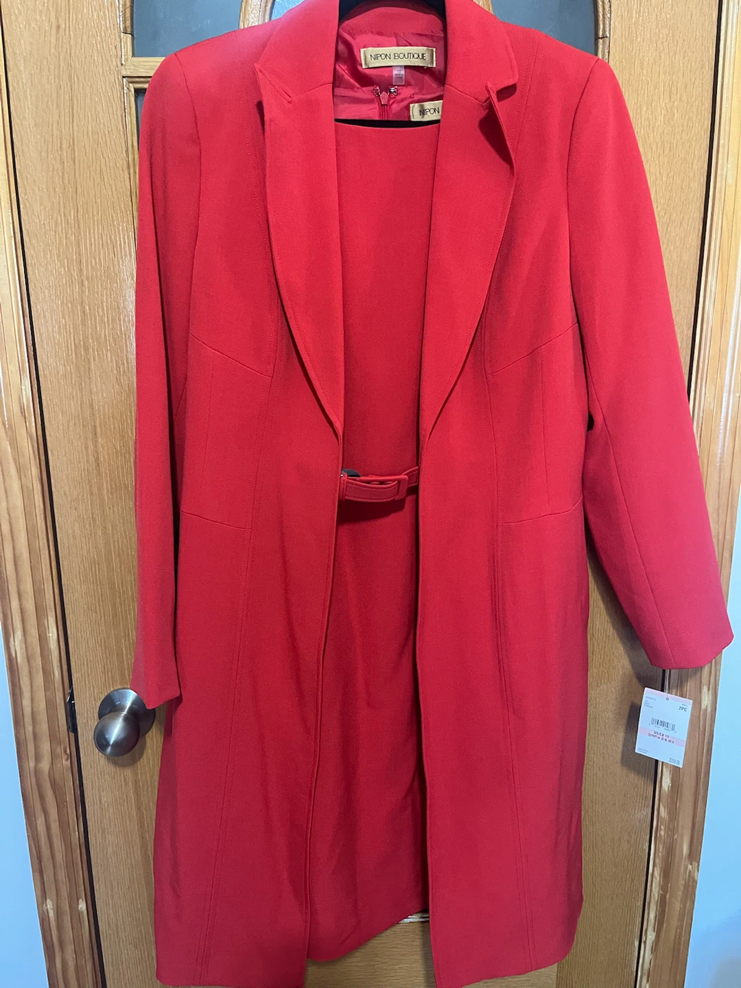 Nipon Boutique Red 2-Piece Set Size 10