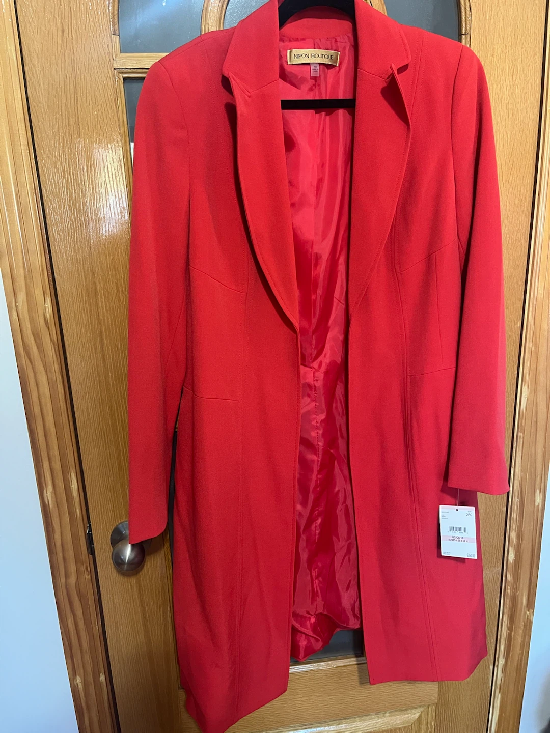 Nipon Boutique Red 2-Piece Set Size 10 - photo 3