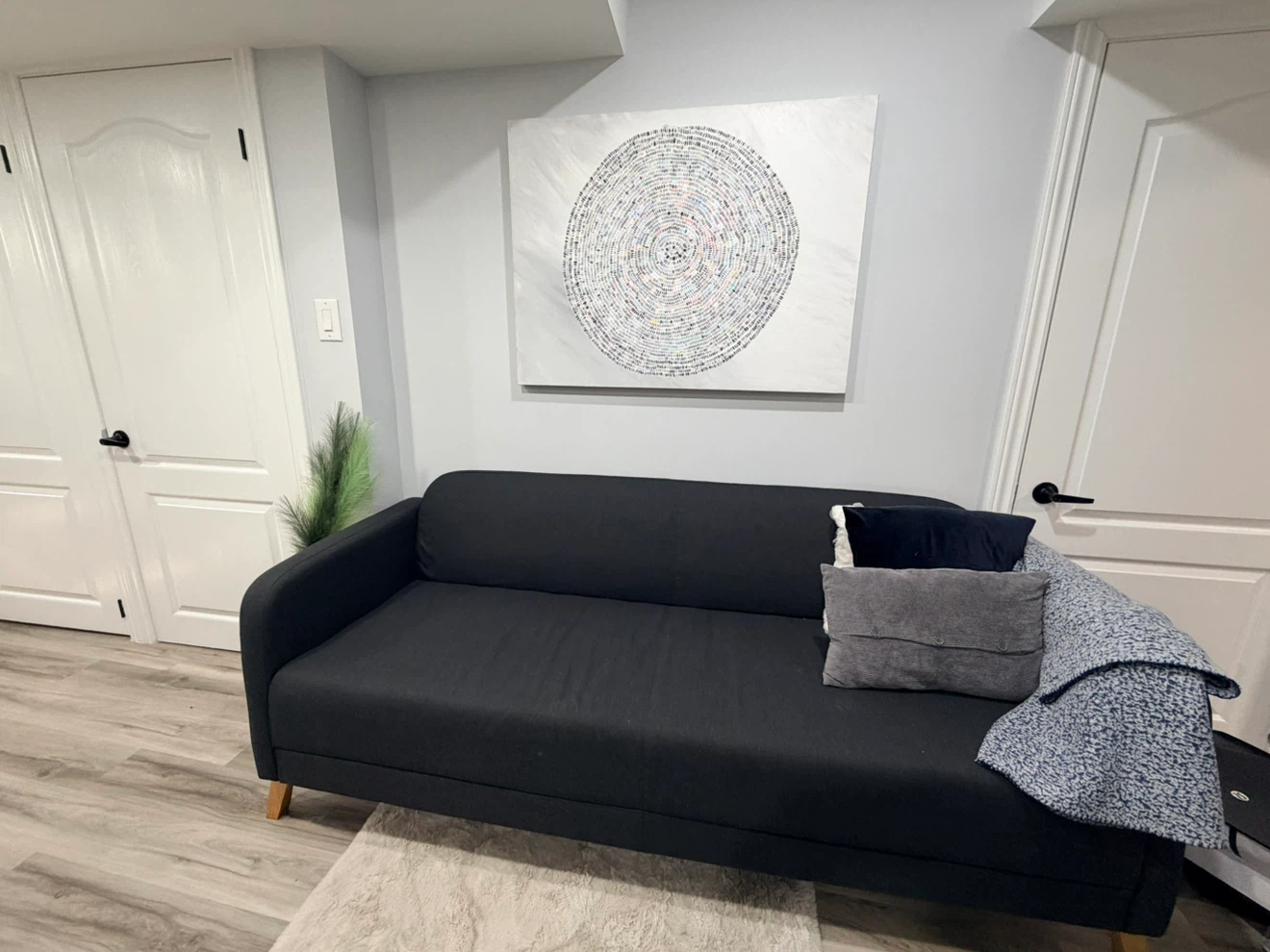 Dark Grey Sofa - photo 2
