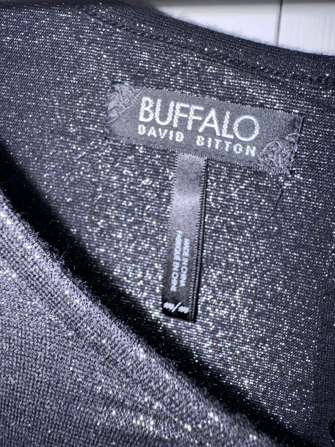 Buffalo David Bitton Metallic Knit Top - Size Medium - photo 2
