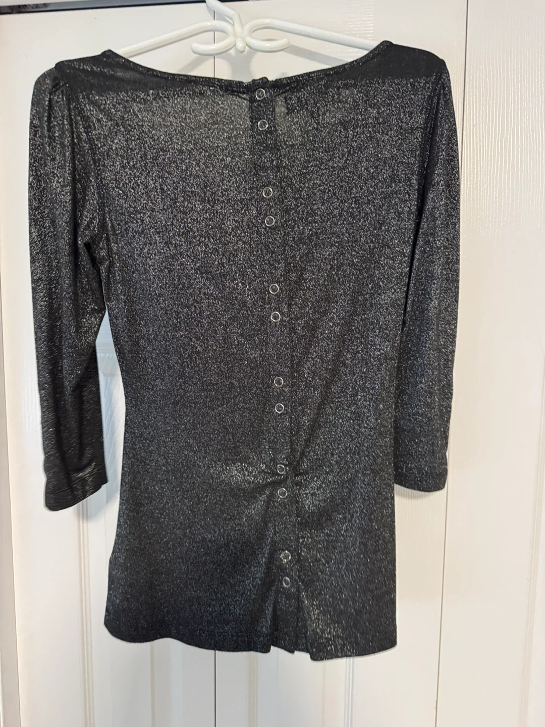 Buffalo David Bitton Metallic Knit Top - Size Medium - photo 4