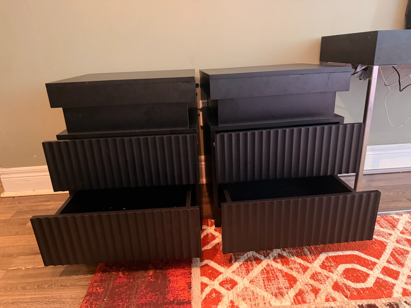 Set of Two Modern LED Nightstands - photo 2