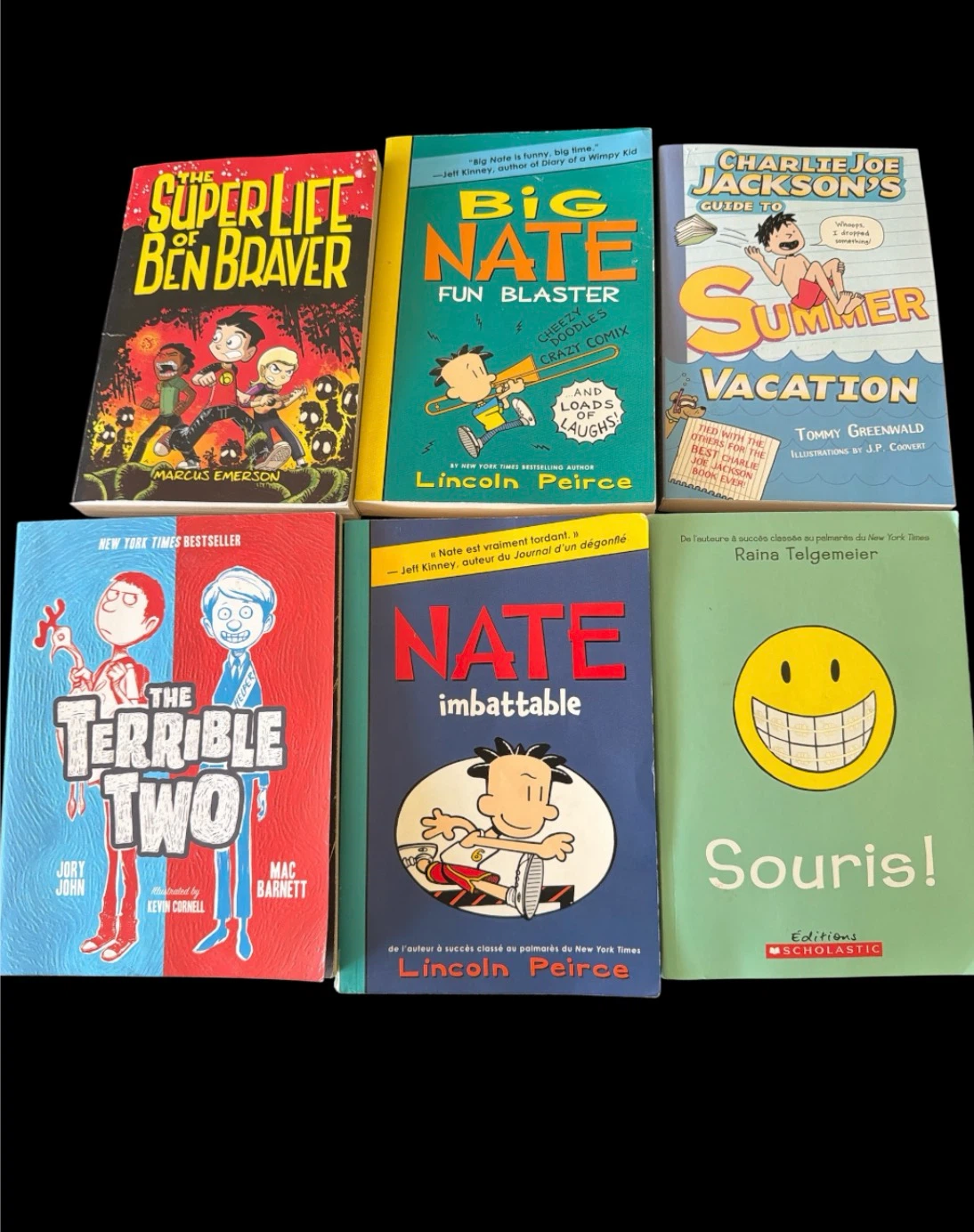 Set of 6 Children's Graphic Novels and Chapter Books