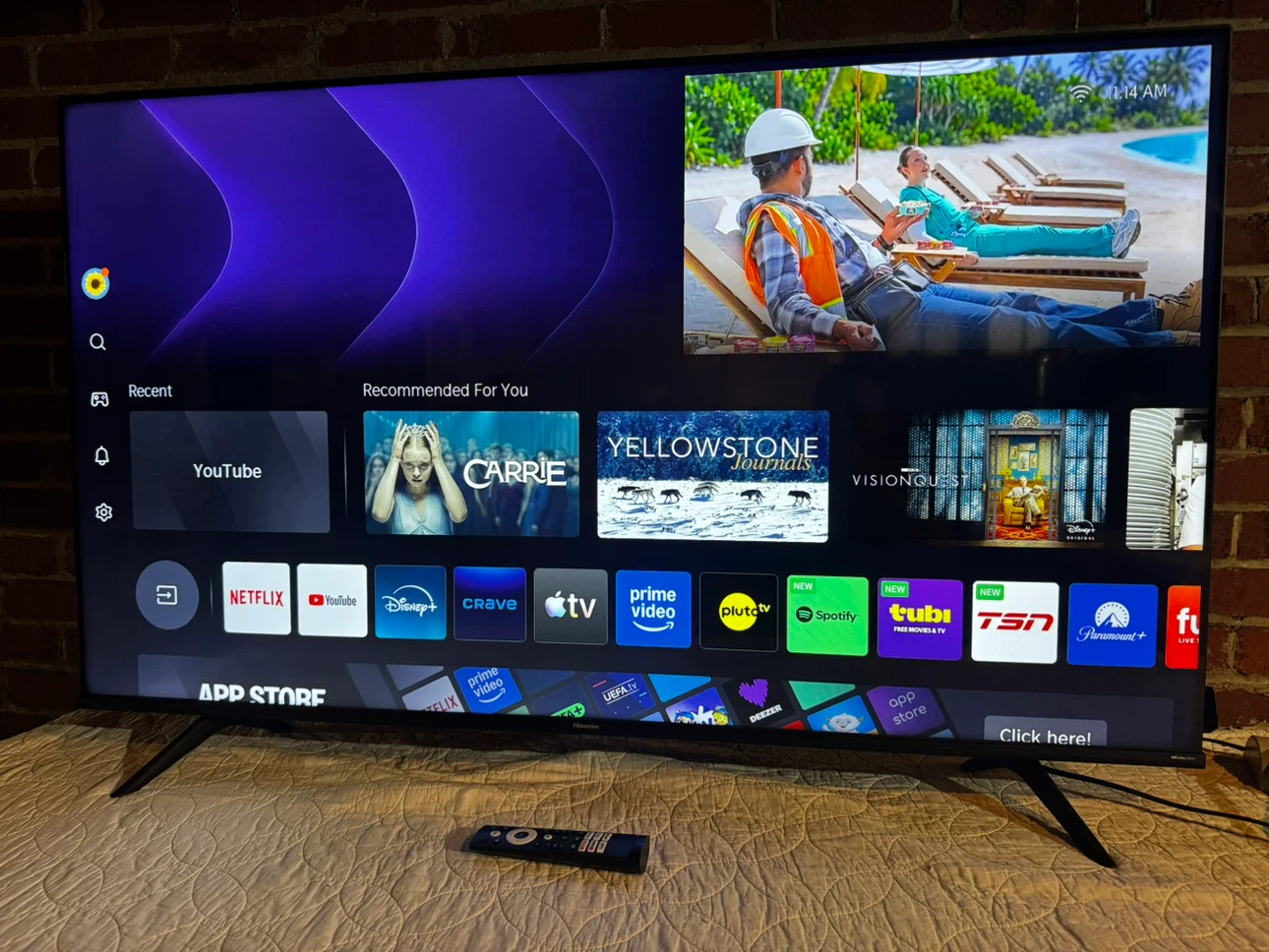 55” Hisense Vidaa 4K Smart TV