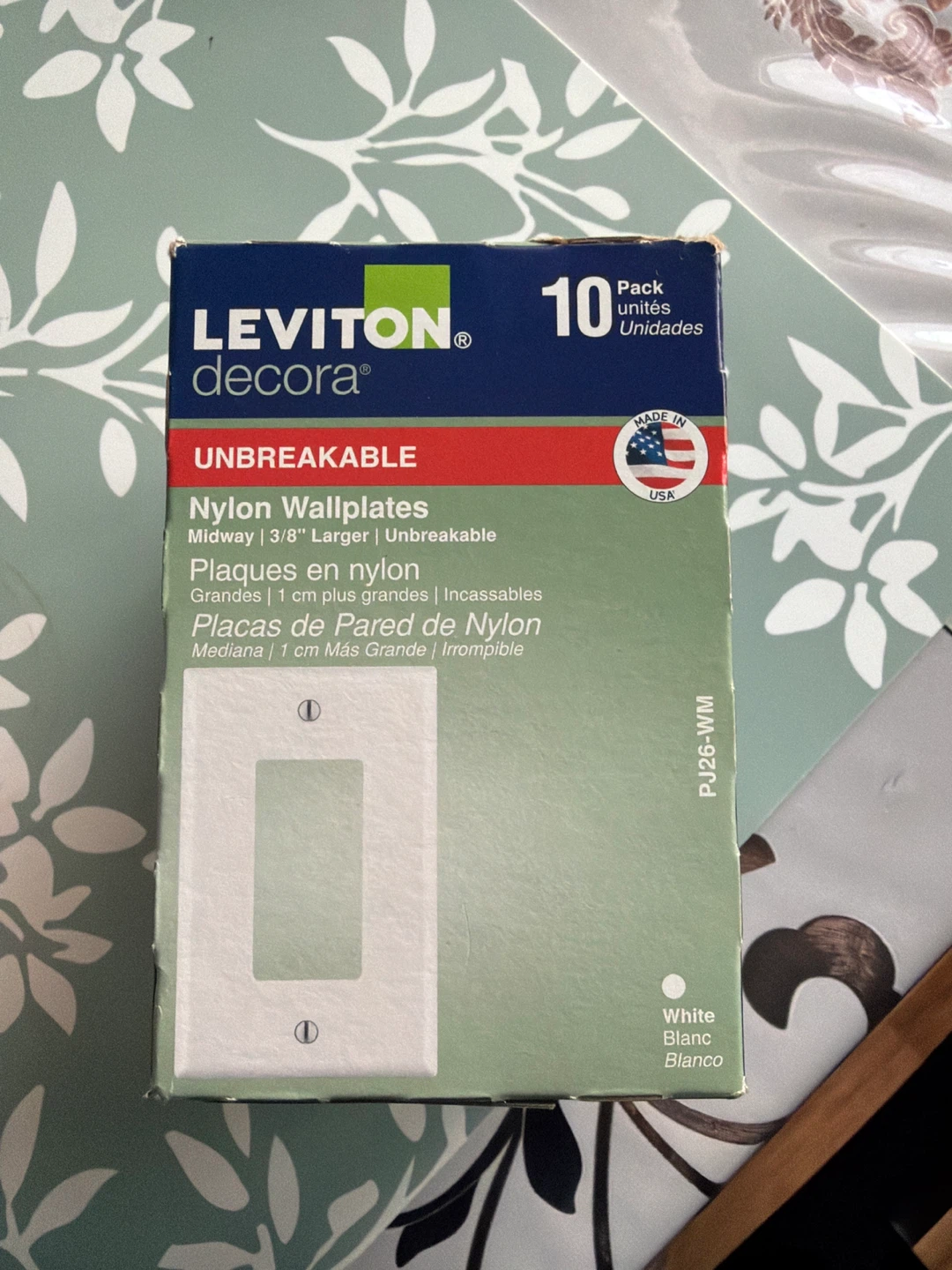 Leviton Decora Nylon Wallplates - 10 Pack