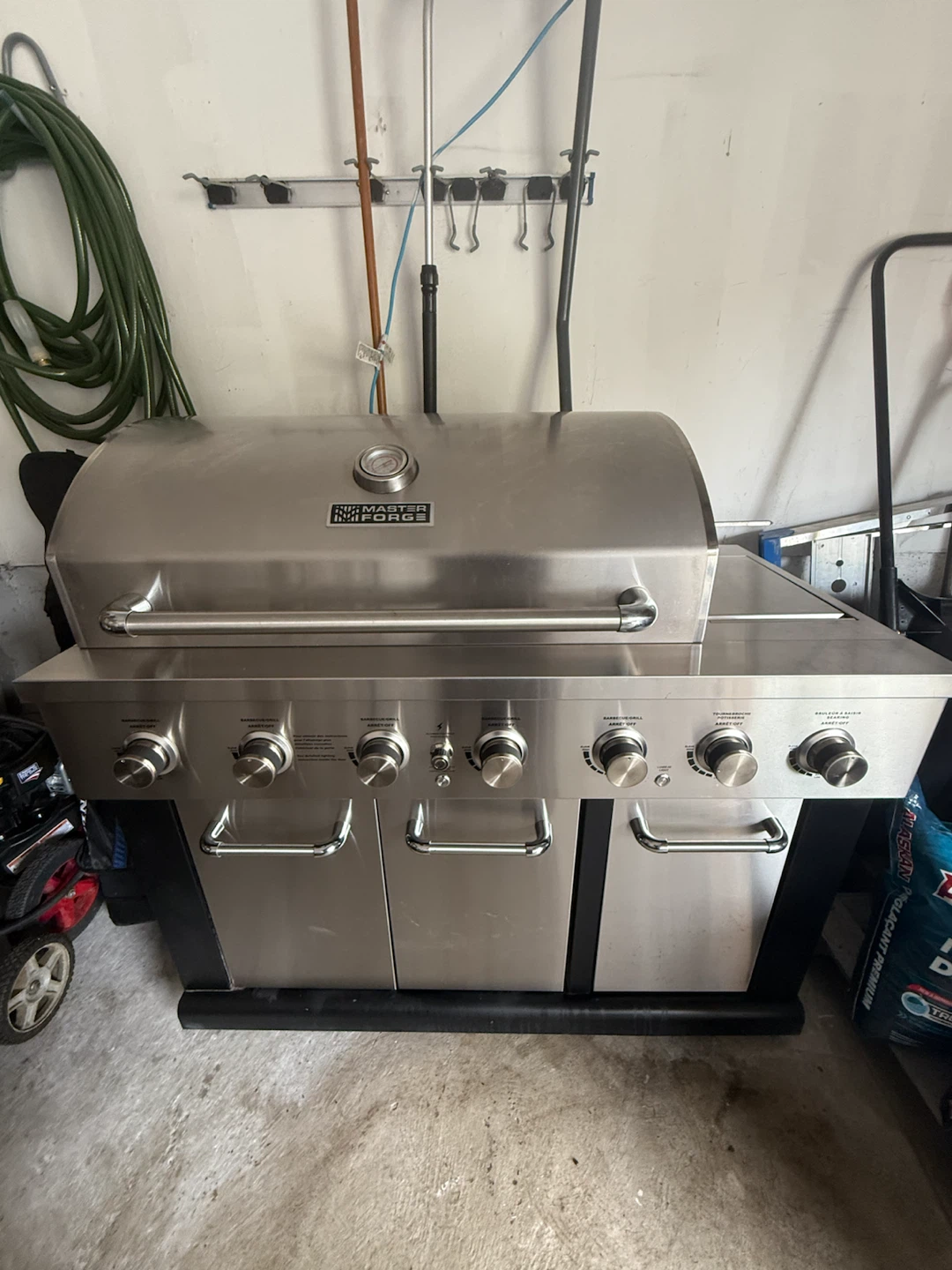 Master Forge Stainless Steel BBQ Grill