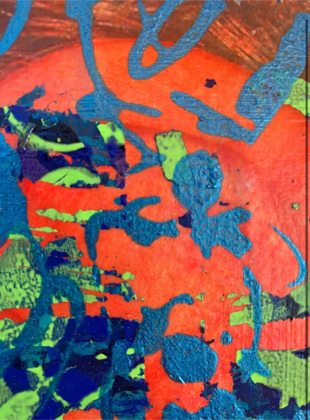 Contemporary Abstract  Mixed-Media Painting - photo 4
