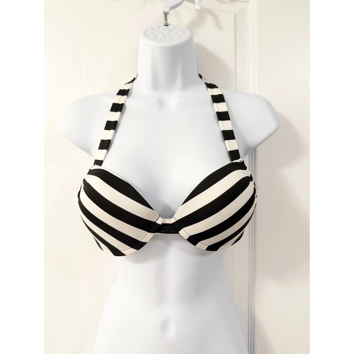Y2K Mossimo Striped Bikini Bra Top