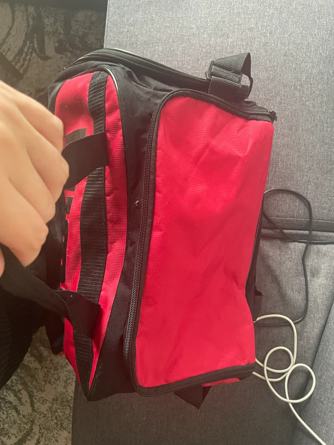Puma Red and Black Duffel Bag - photo 2