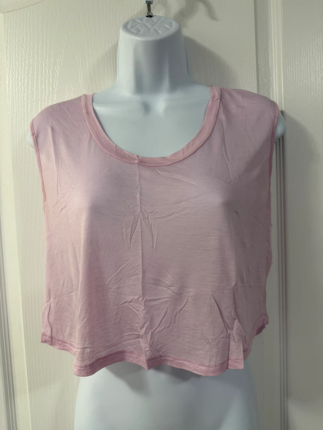 Y2K Aritzia Wilfred Pink Crop Top - photo 5