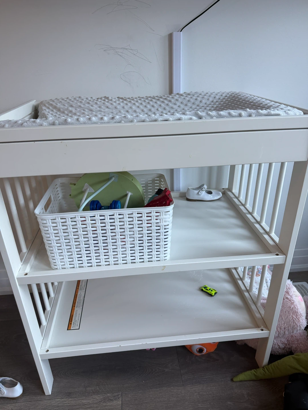 White Baby Changing Table