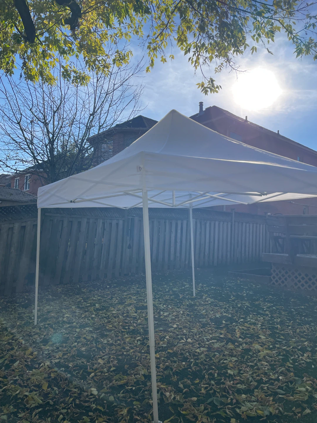 White Pop-Up Canopy Tent - photo 2