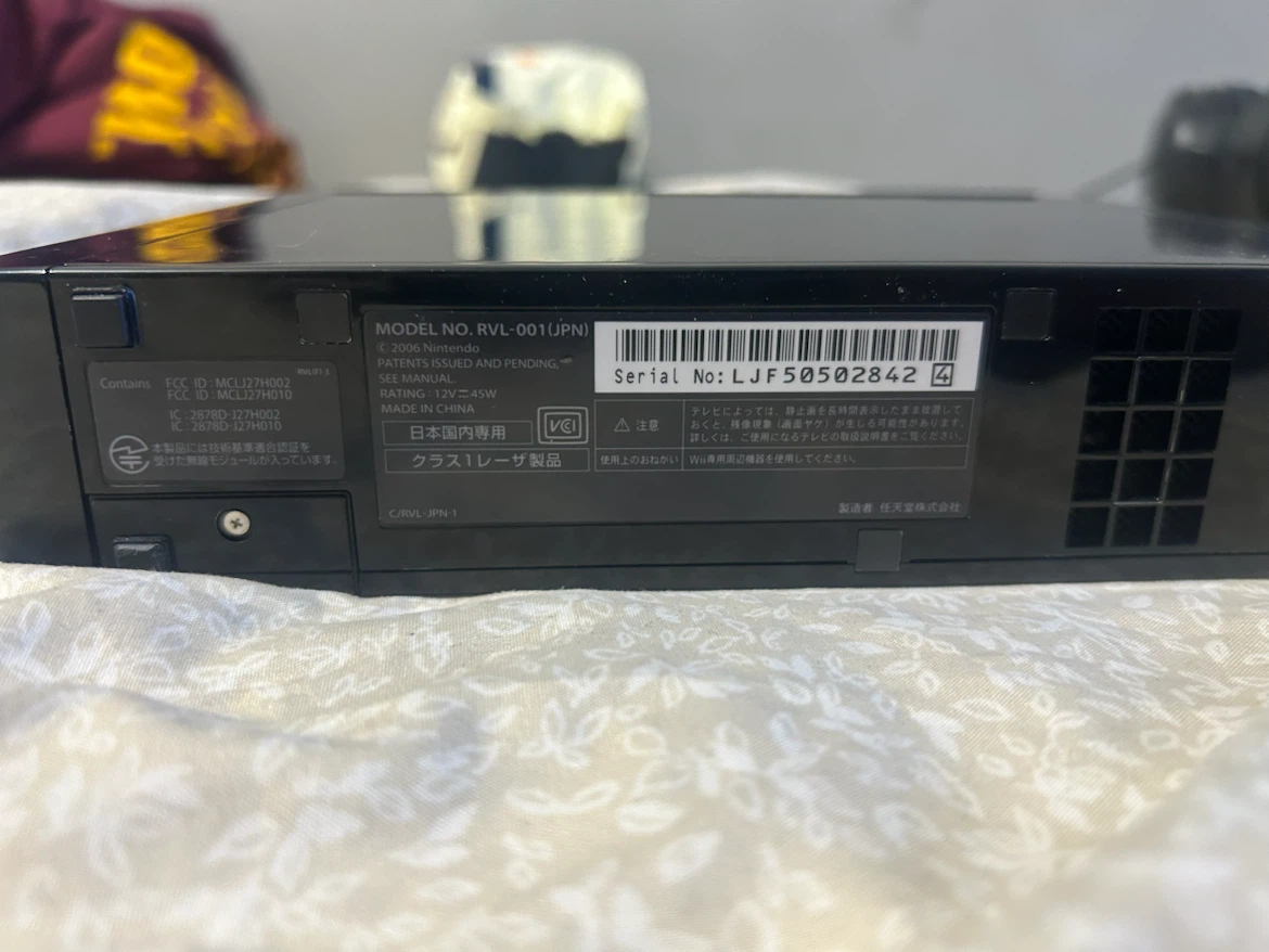Nintendo Wii Console Set with Power Rangers Game - photo 3
