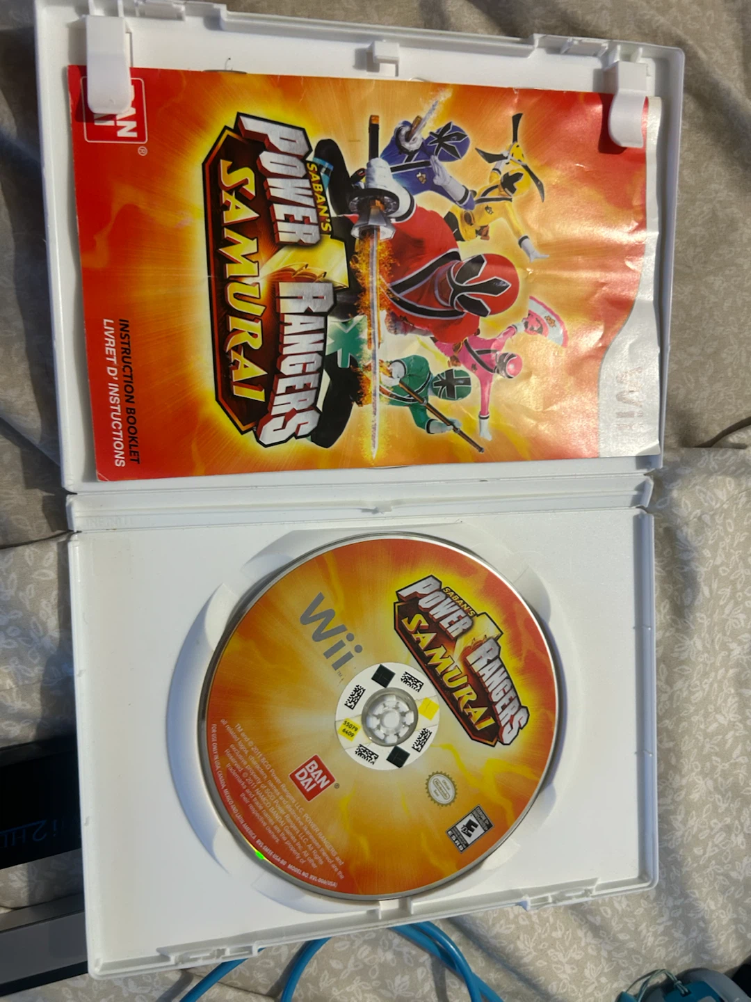 Nintendo Wii Console Set with Power Rangers Game - photo 5