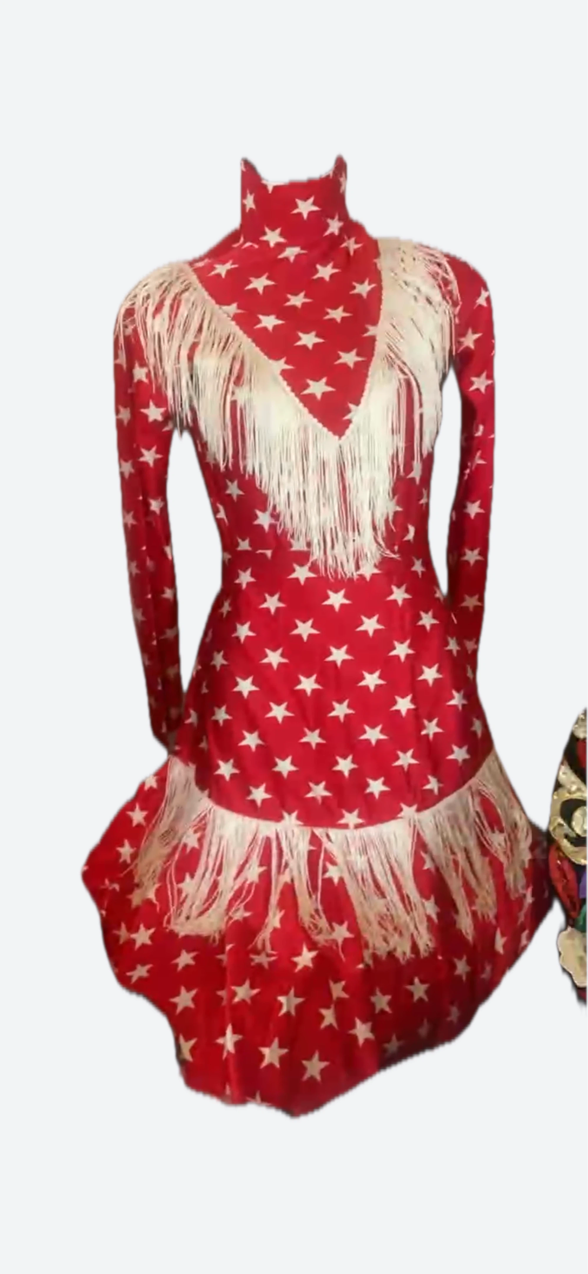 Red Star Pattern Fringe 2 piece - photo 2