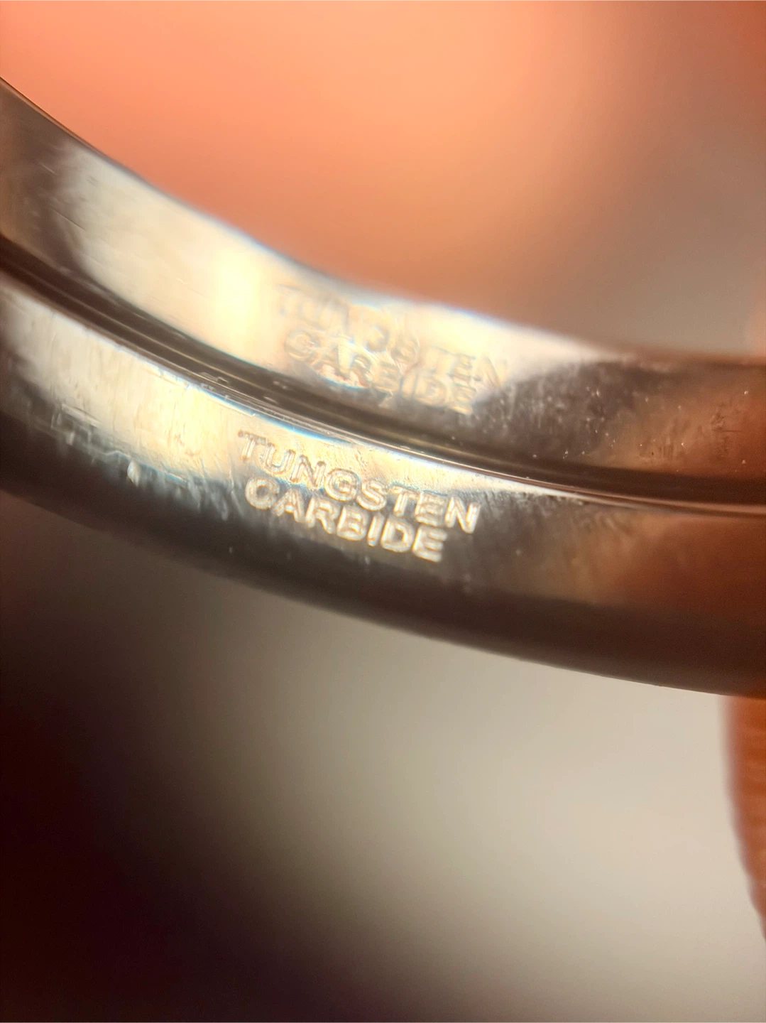 Set of Two Tungsten Carbide Rings - photo 2